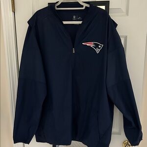 Nike Sri-Fir New England Patriots NFL Navy Blue Lightweight Jacket